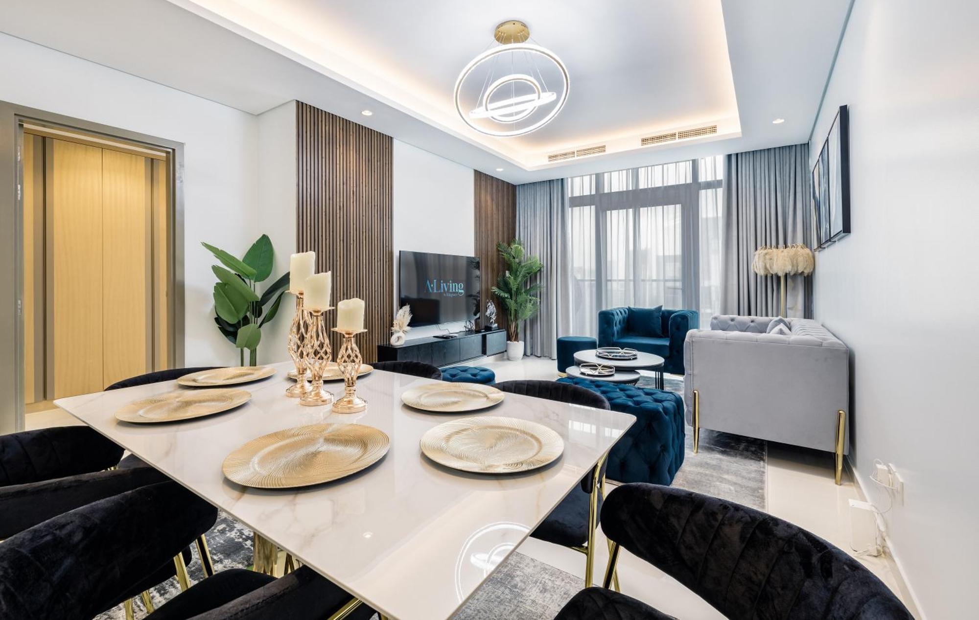 Aliving Luxe 2Br With Burj Khalifa View Infinity Pool Midtown-4704 Apartment Dubai Exterior photo